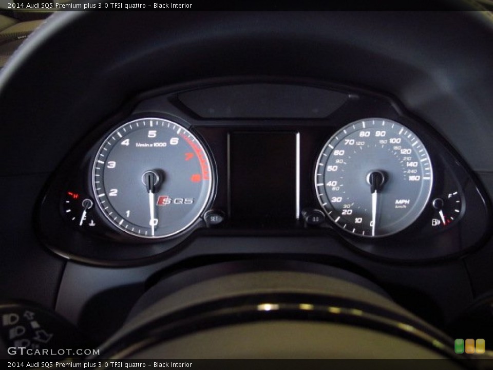 Black Interior Gauges for the 2014 Audi SQ5 Premium plus 3.0 TFSI quattro #84417659