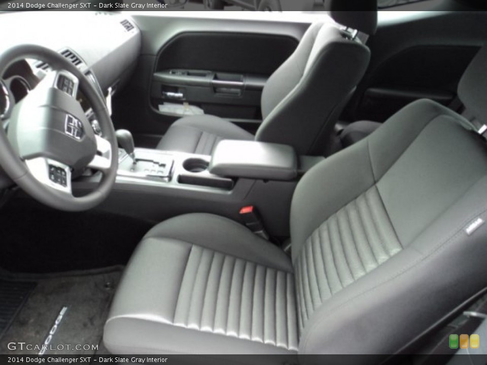 Dark Slate Gray Interior Front Seat for the 2014 Dodge Challenger SXT #84419531