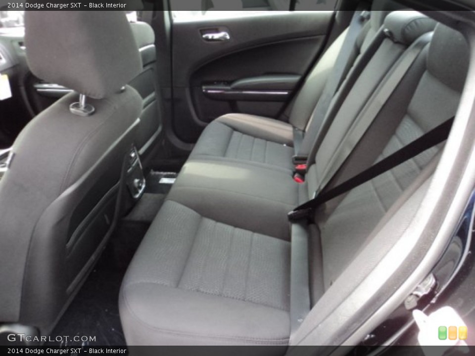 Black Interior Rear Seat for the 2014 Dodge Charger SXT #84419903