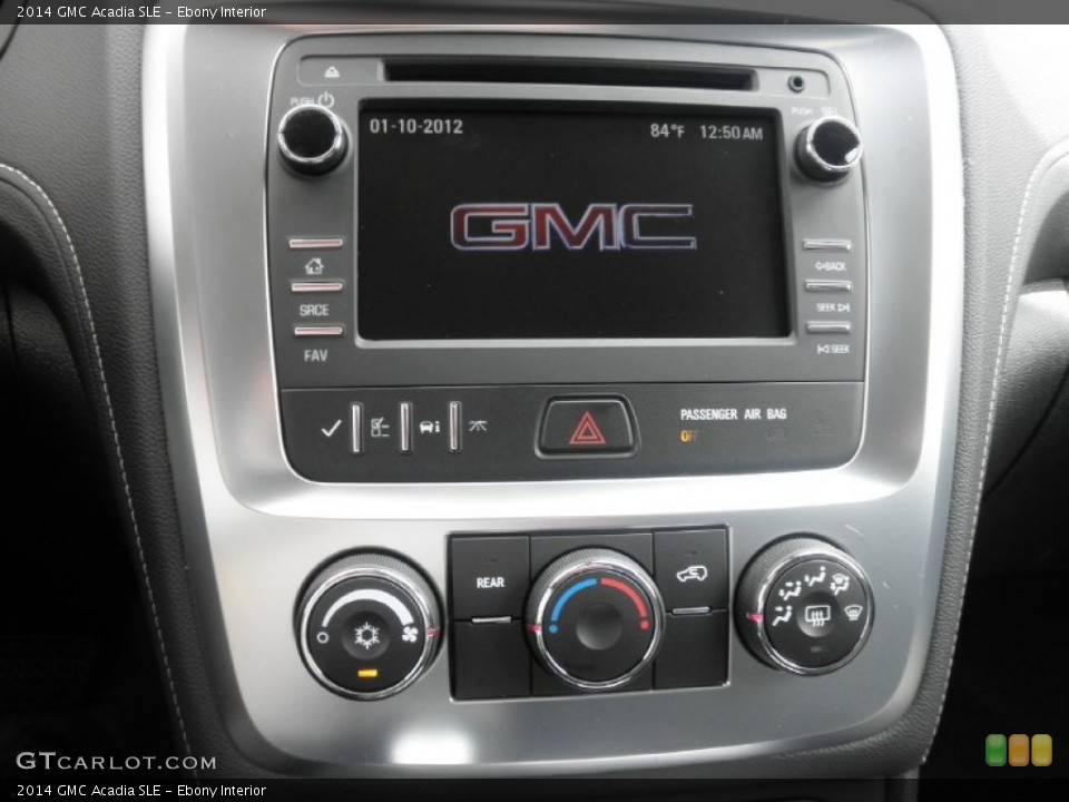 Ebony Interior Controls for the 2014 GMC Acadia SLE #84421400