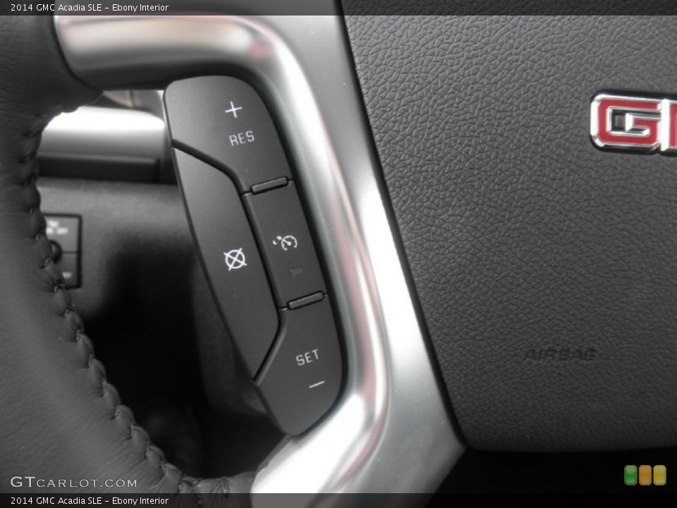 Ebony Interior Controls for the 2014 GMC Acadia SLE #84421586