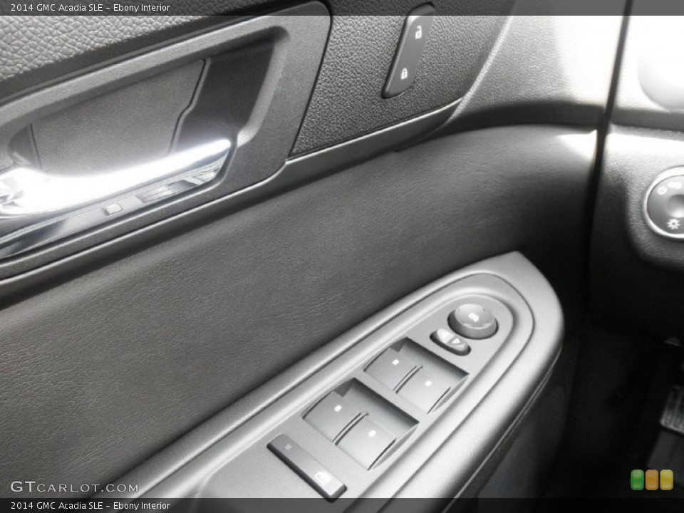 Ebony Interior Controls for the 2014 GMC Acadia SLE #84421628