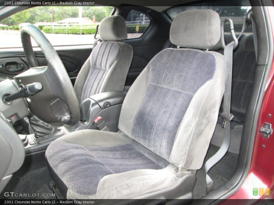 Medium Gray Interior Front Seat for the 2001 Chevrolet Monte Carlo LS #84422317