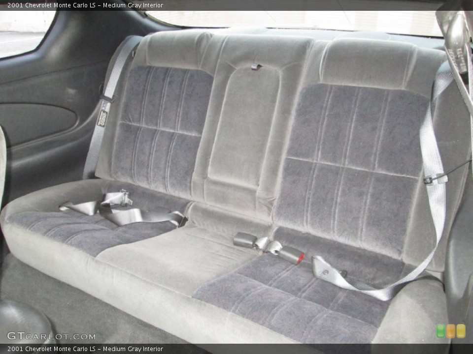 Medium Gray Interior Rear Seat for the 2001 Chevrolet Monte Carlo LS #84422421
