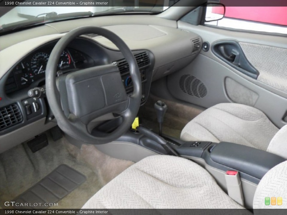 Graphite 1998 Chevrolet Cavalier Interiors