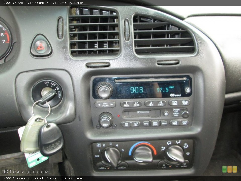 Medium Gray Interior Controls for the 2001 Chevrolet Monte Carlo LS #84422480