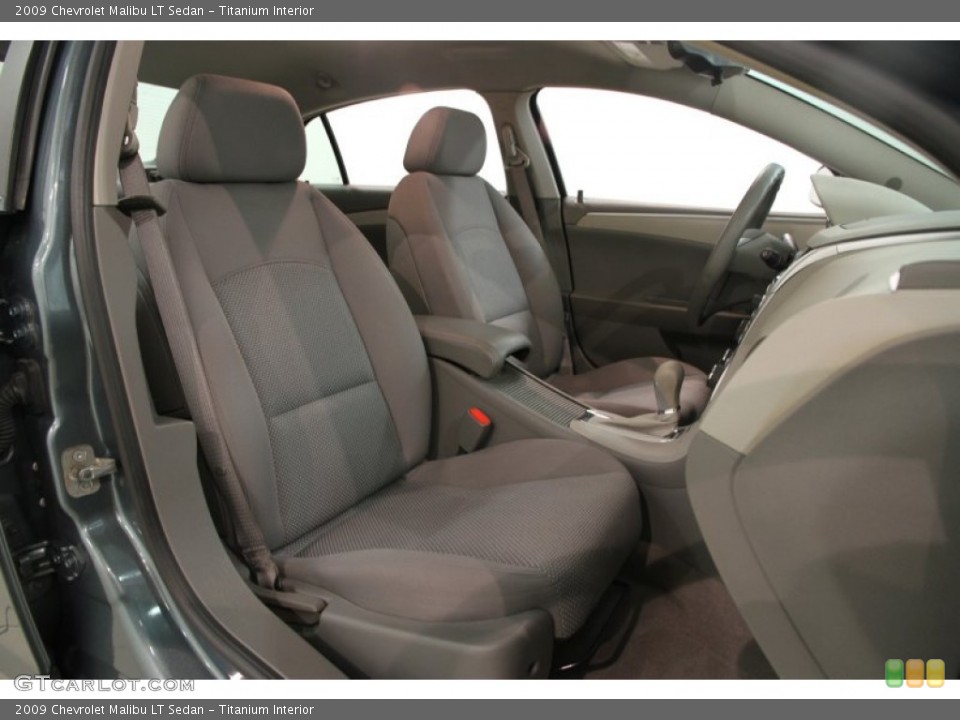 Titanium Interior Front Seat for the 2009 Chevrolet Malibu LT Sedan #84423135