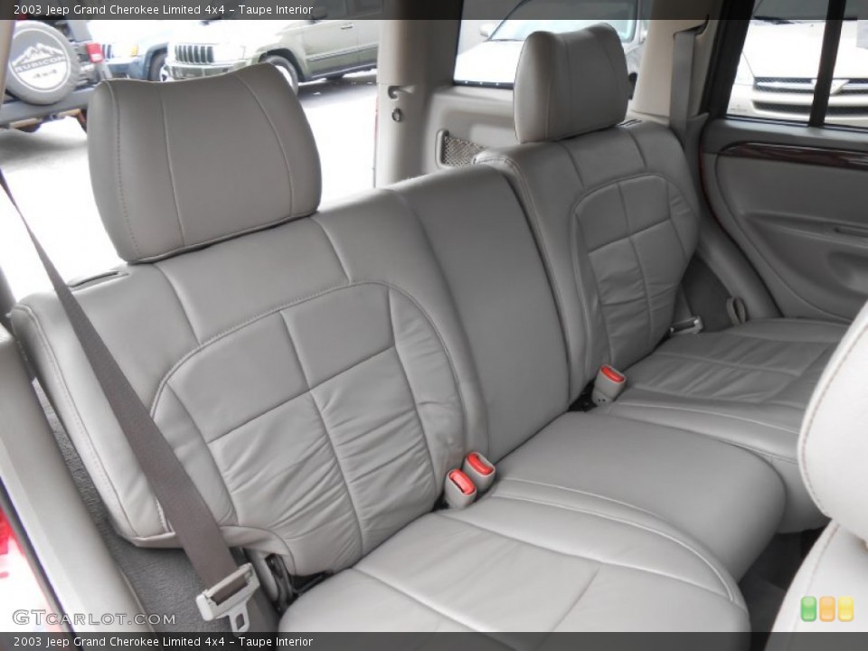 Taupe Interior Rear Seat for the 2003 Jeep Grand Cherokee Limited 4x4 #84424421