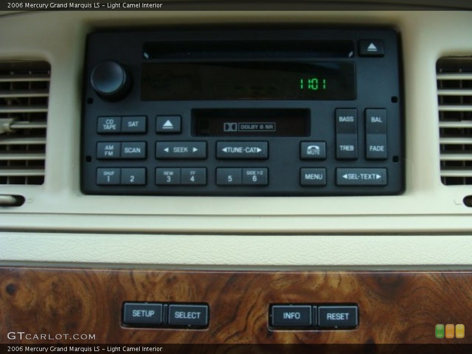 Light Camel Interior Audio System for the 2006 Mercury Grand Marquis LS #84426371