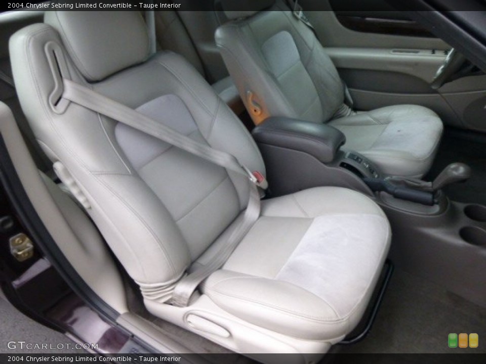 Taupe Interior Front Seat for the 2004 Chrysler Sebring Limited Convertible #84430625