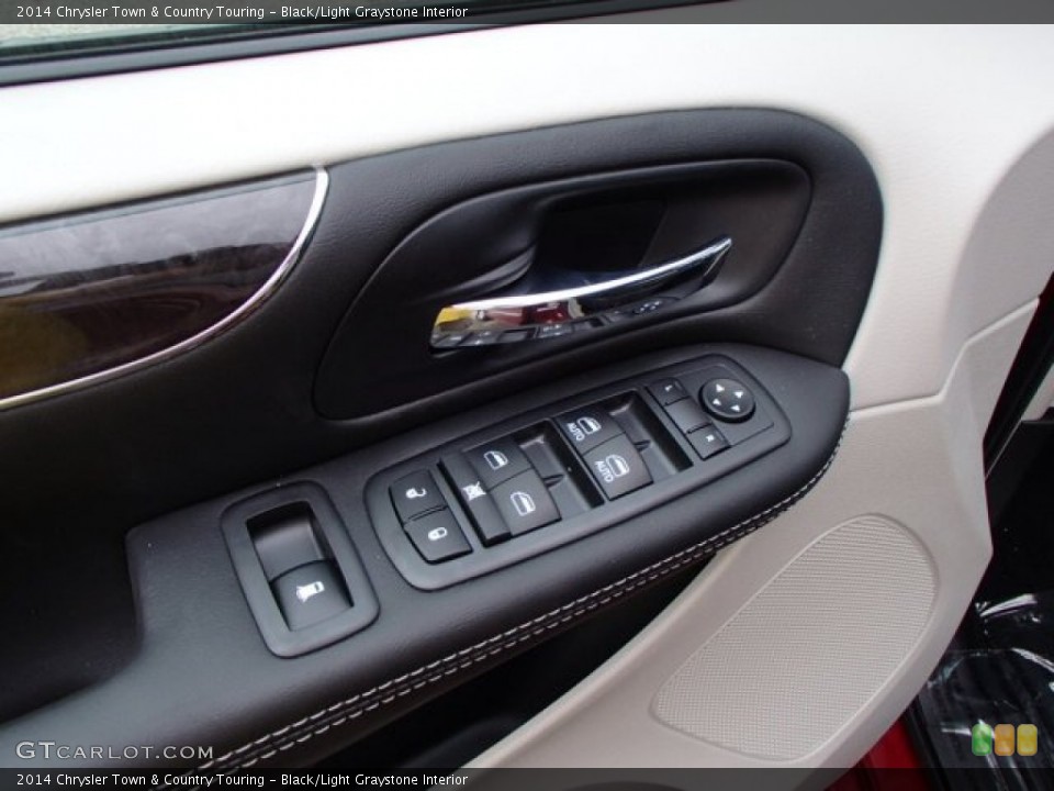 Black/Light Graystone Interior Controls for the 2014 Chrysler Town & Country Touring #84431306