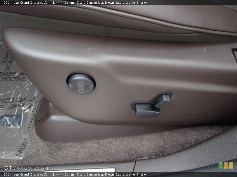 Summit Grand Canyon Jeep Brown Natura Leather Interior Controls for the 2014 Jeep Grand Cherokee Summit 4x4 #84433268