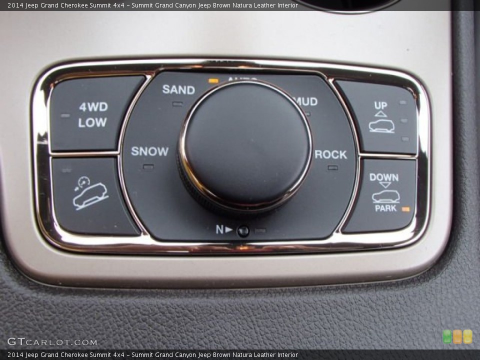 Summit Grand Canyon Jeep Brown Natura Leather Interior Controls for the 2014 Jeep Grand Cherokee Summit 4x4 #84433356