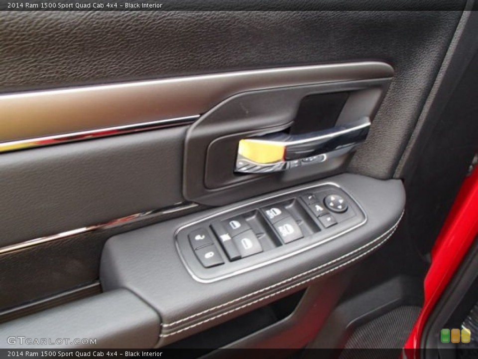 Black Interior Controls for the 2014 Ram 1500 Sport Quad Cab 4x4 #84434174
