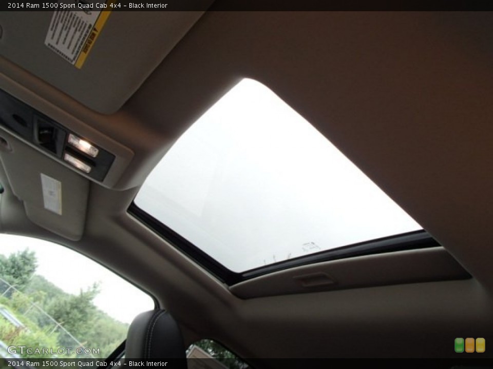 Black Interior Sunroof for the 2014 Ram 1500 Sport Quad Cab 4x4 #84434222