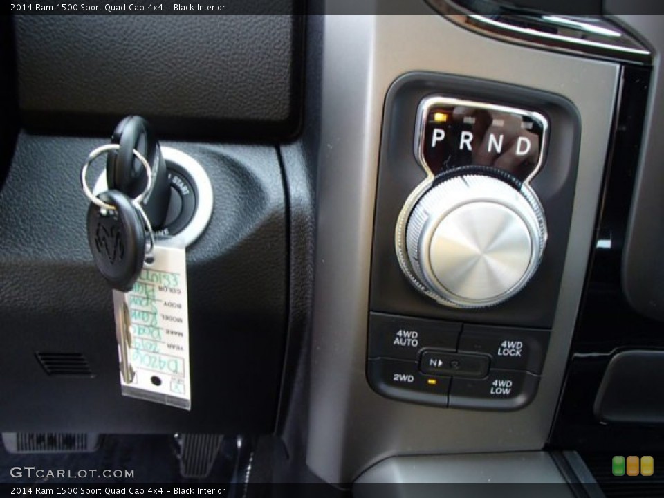 Black Interior Transmission for the 2014 Ram 1500 Sport Quad Cab 4x4 #84434270
