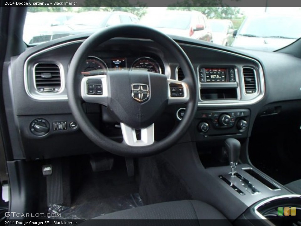 Black Interior Dashboard for the 2014 Dodge Charger SE #84435563