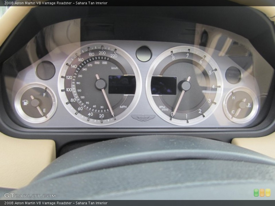 Sahara Tan Interior Gauges for the 2008 Aston Martin V8 Vantage Roadster #84436631