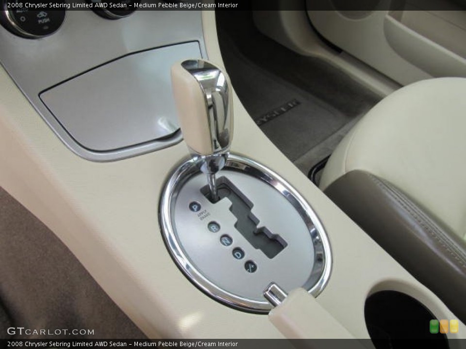 Medium Pebble Beige/Cream Interior Transmission for the 2008 Chrysler Sebring Limited AWD Sedan #84438911