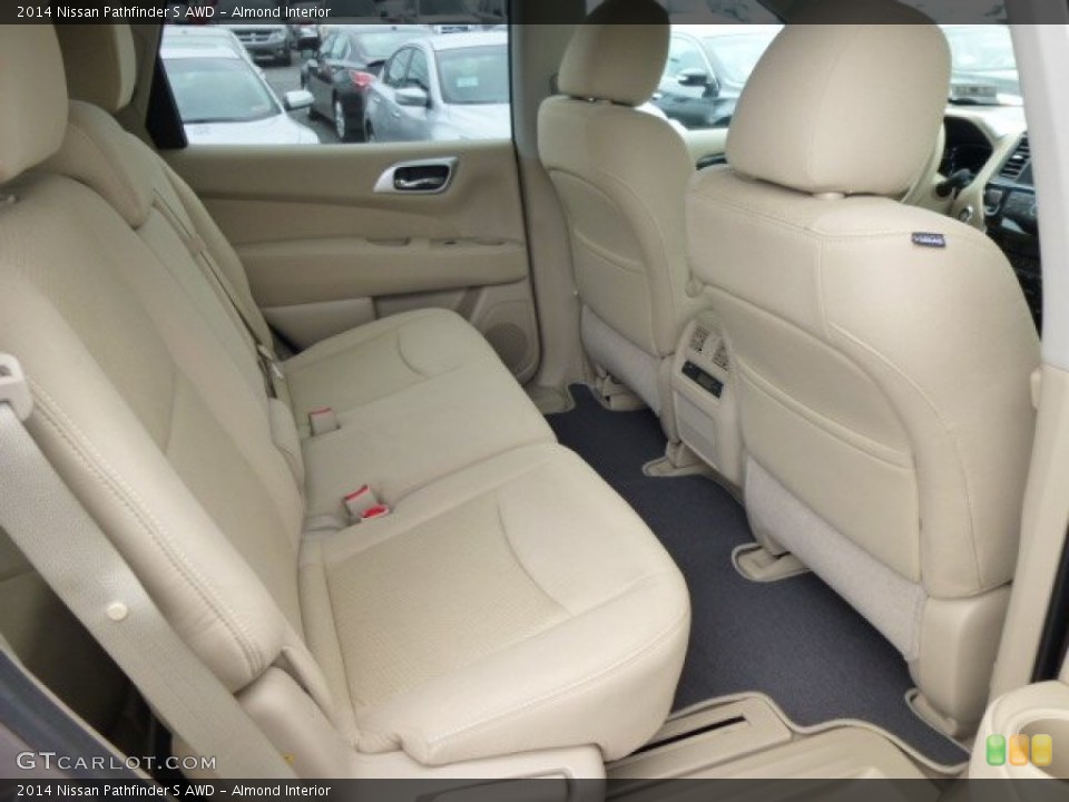 Almond Interior Rear Seat for the 2014 Nissan Pathfinder S AWD #84442976