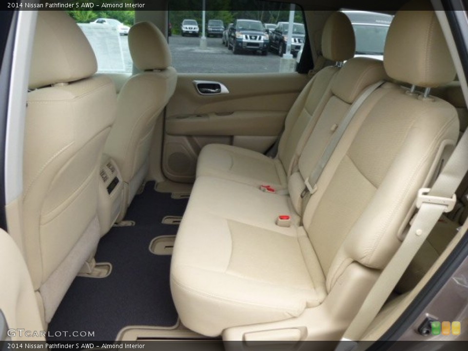 Almond Interior Rear Seat for the 2014 Nissan Pathfinder S AWD #84443006