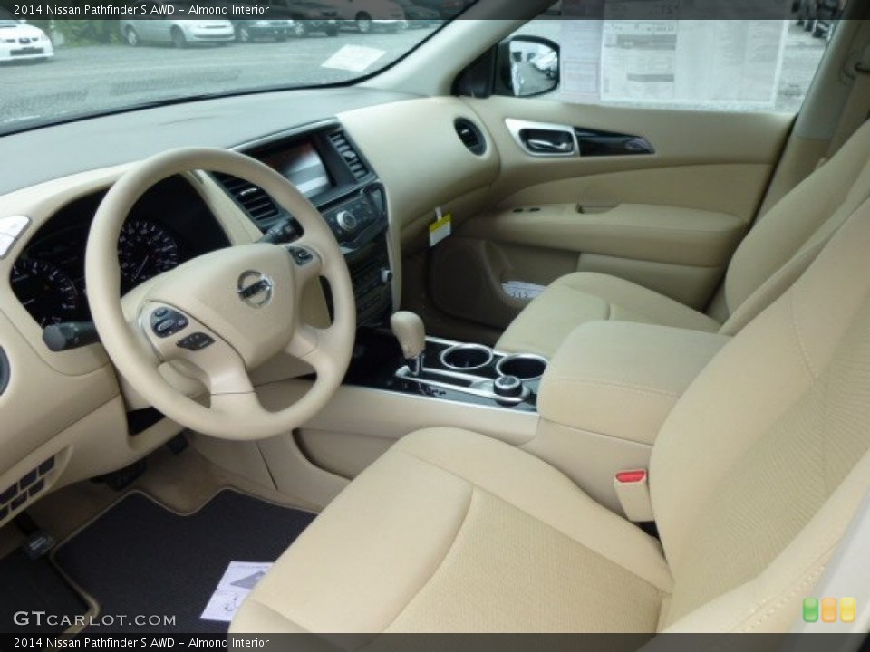 Almond Interior Photo for the 2014 Nissan Pathfinder S AWD #84443048