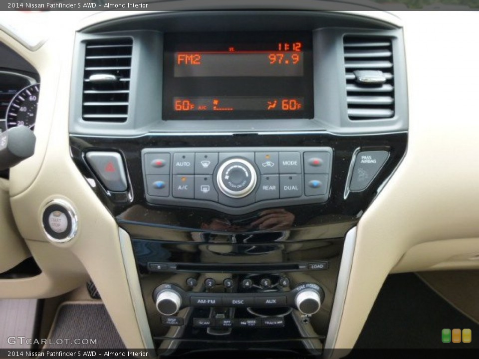 Almond Interior Controls for the 2014 Nissan Pathfinder S AWD #84443093