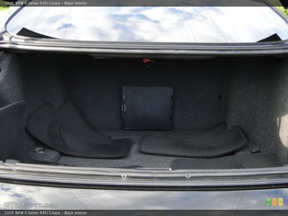 Black Interior Trunk for the 2005 BMW 6 Series 645i Coupe #84448040
