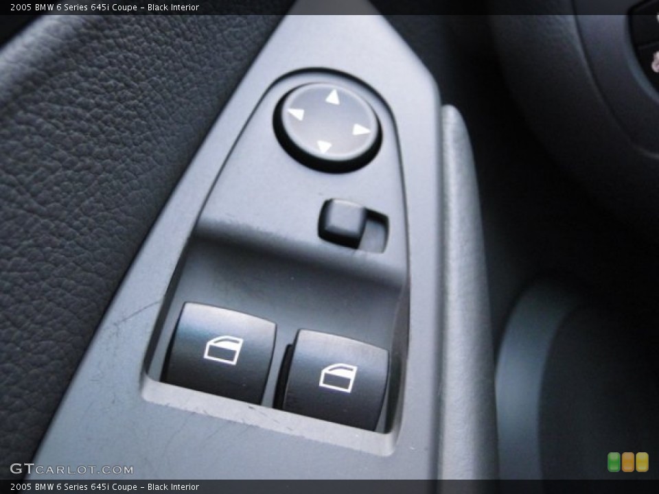 Black Interior Controls for the 2005 BMW 6 Series 645i Coupe #84448109