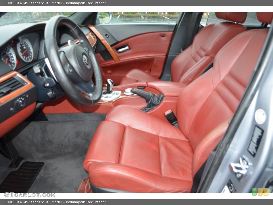 Indianapolis Red Interior Photo for the 2006 BMW M5  #84451123