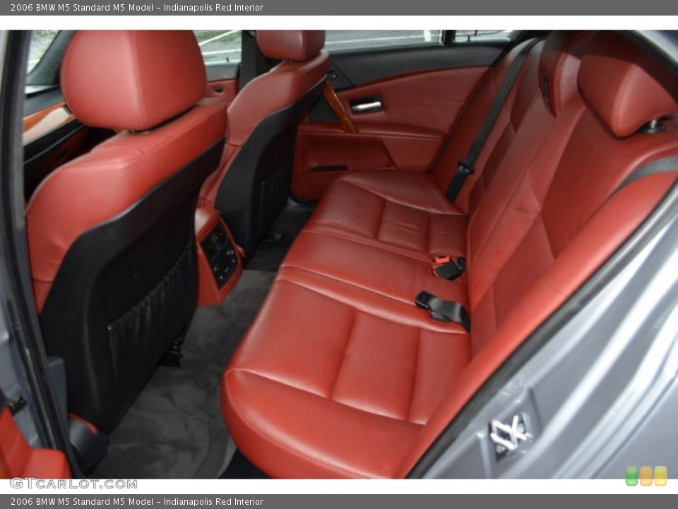 Indianapolis Red Interior Rear Seat for the 2006 BMW M5  #84451146