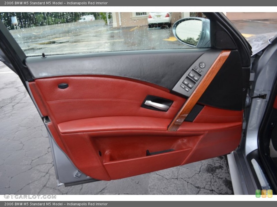 Indianapolis Red Interior Door Panel for the 2006 BMW M5  #84451220