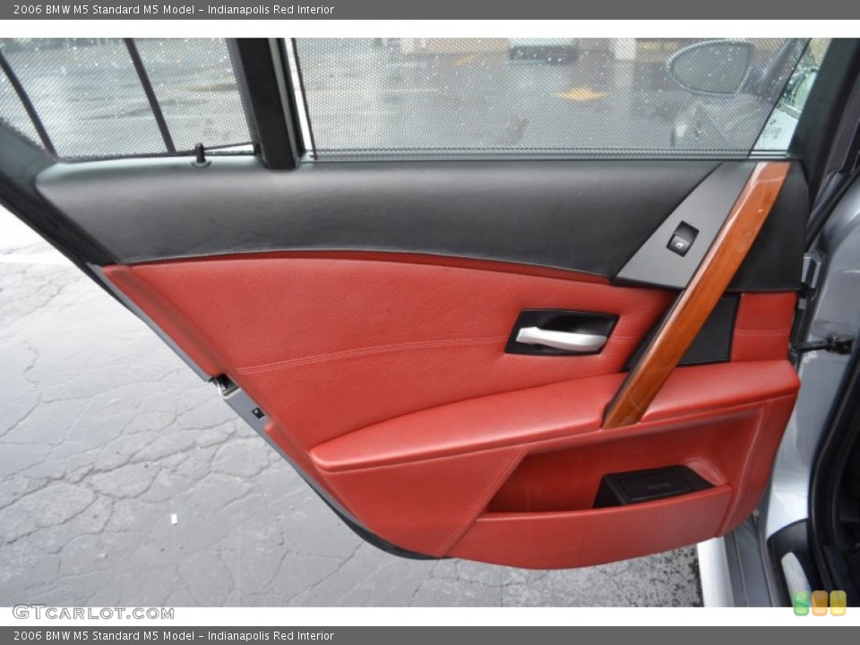 Indianapolis Red Interior Door Panel for the 2006 BMW M5  #84451240