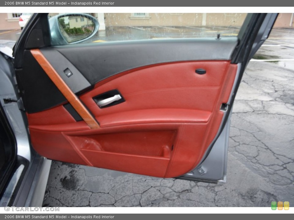 Indianapolis Red Interior Door Panel for the 2006 BMW M5  #84451259