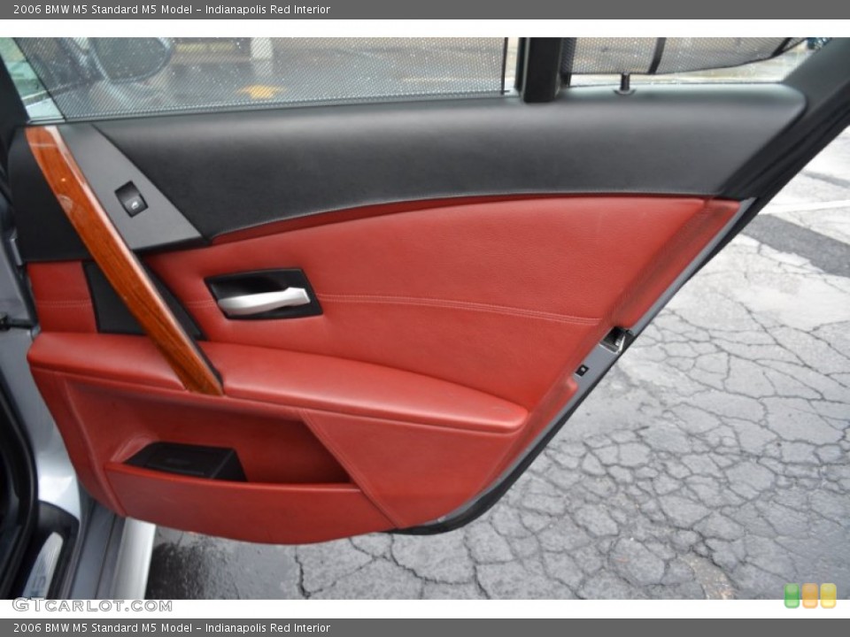 Indianapolis Red Interior Door Panel for the 2006 BMW M5  #84451283