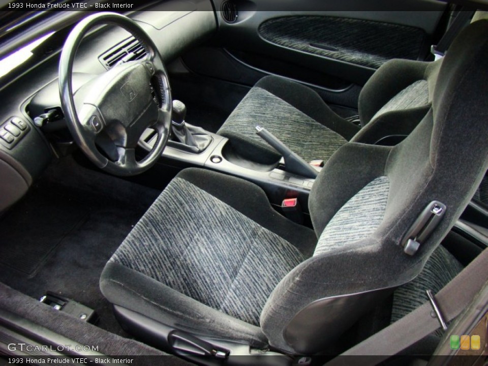 Black Interior Photo for the 1993 Honda Prelude VTEC #84453332