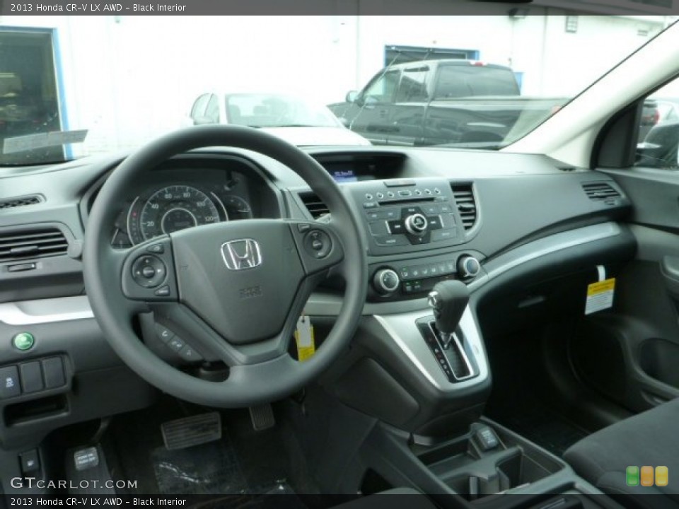 Black Interior Dashboard for the 2013 Honda CR-V LX AWD #84453477