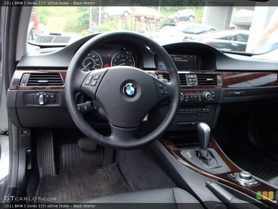 Black Interior Dashboard for the 2011 BMW 3 Series 335i xDrive Sedan #84454757