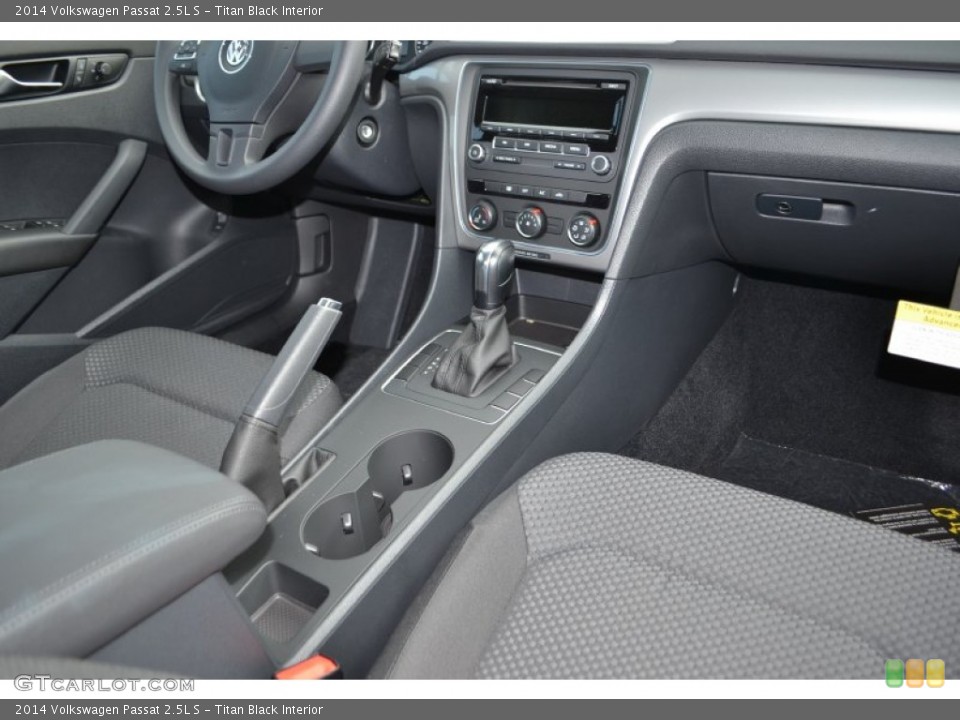 Titan Black Interior Controls for the 2014 Volkswagen Passat 2.5L S #84454763