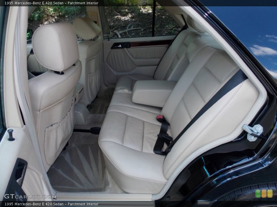 Parchment Interior Rear Seat for the 1995 Mercedes-Benz E 420 Sedan #84459911