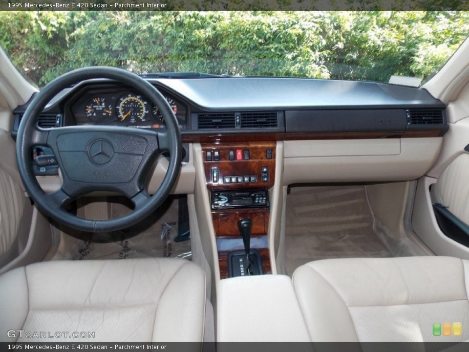 Parchment Interior Dashboard for the 1995 Mercedes-Benz E 420 Sedan #84459941
