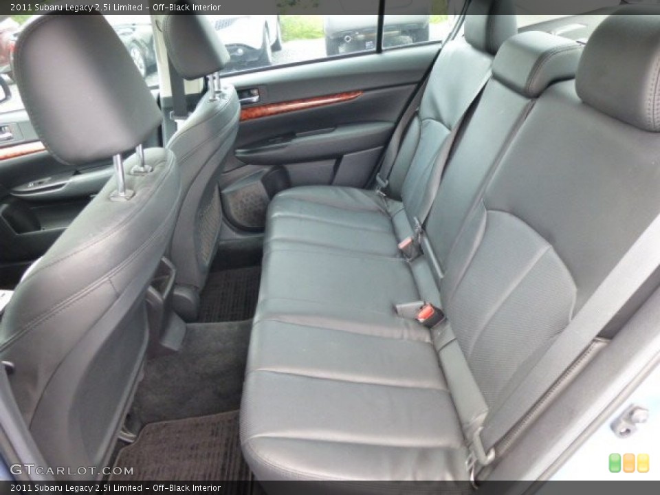 Off-Black Interior Rear Seat for the 2011 Subaru Legacy 2.5i Limited #84461107