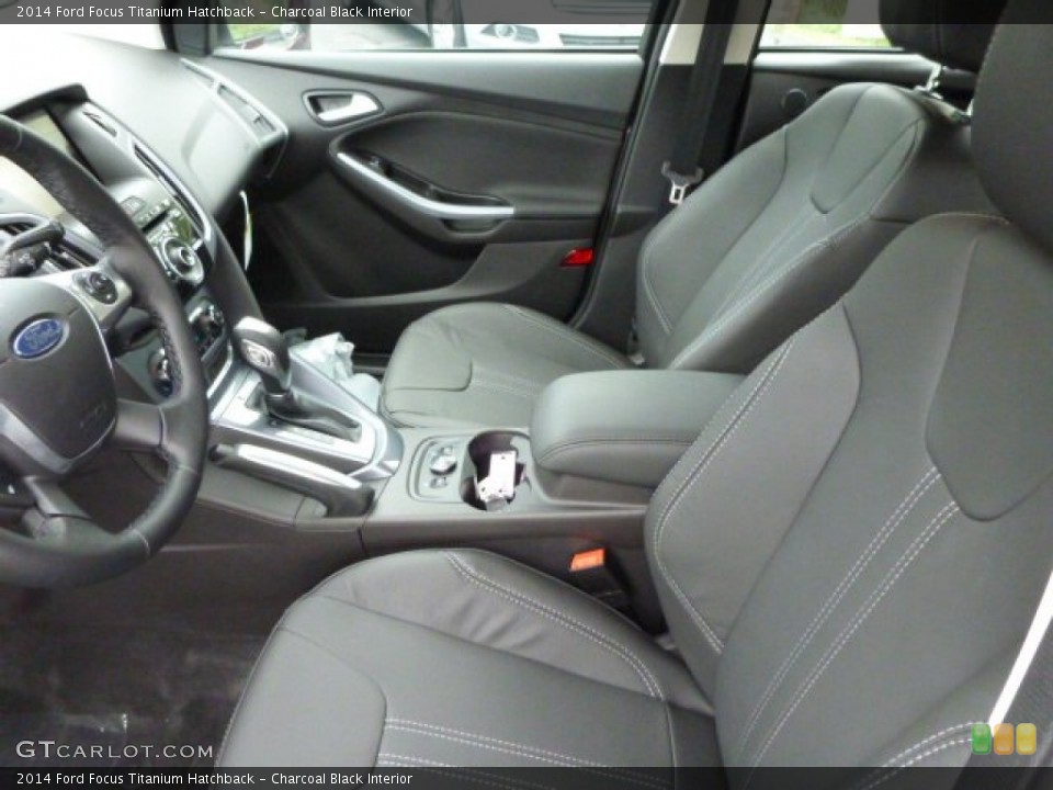 Charcoal Black Interior Front Seat for the 2014 Ford Focus Titanium Hatchback #84461660