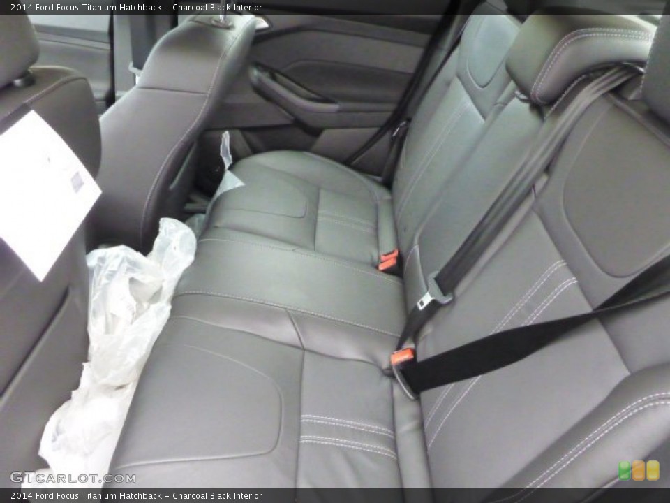 Charcoal Black Interior Rear Seat for the 2014 Ford Focus Titanium Hatchback #84461681