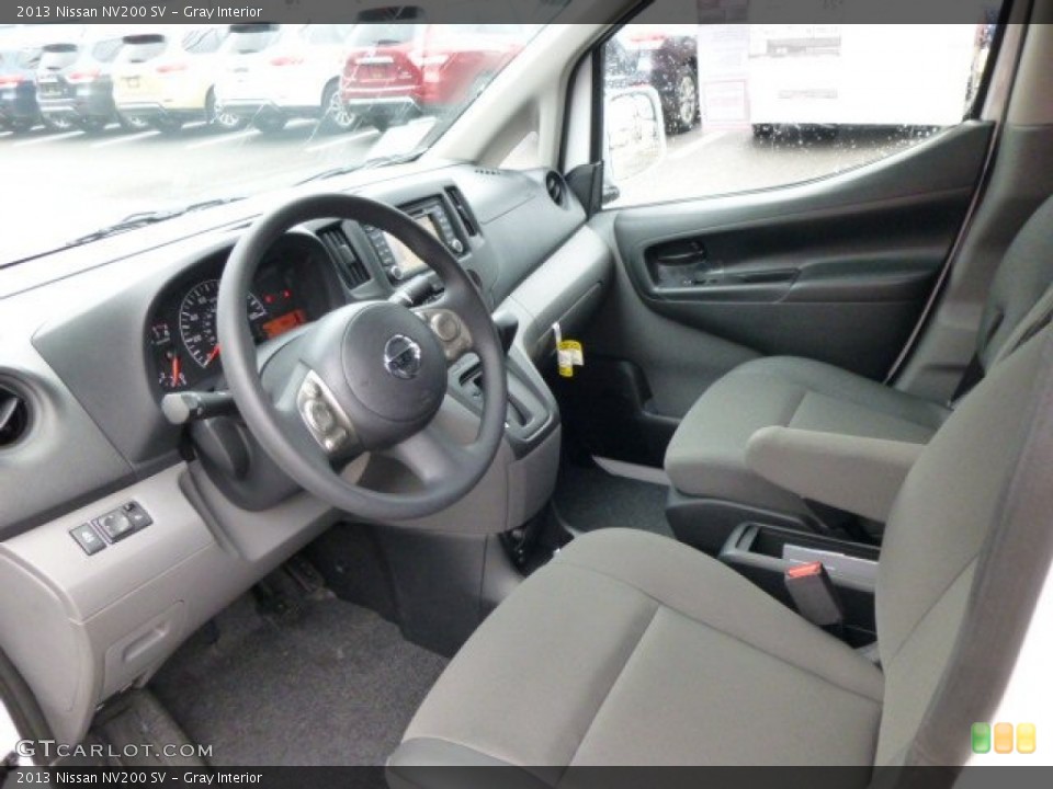 Gray Interior Prime Interior for the 2013 Nissan NV200 SV #84462893
