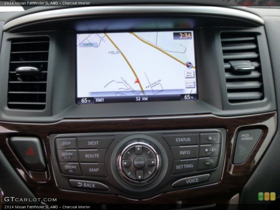 Charcoal Interior Navigation for the 2014 Nissan Pathfinder SL AWD #84463745