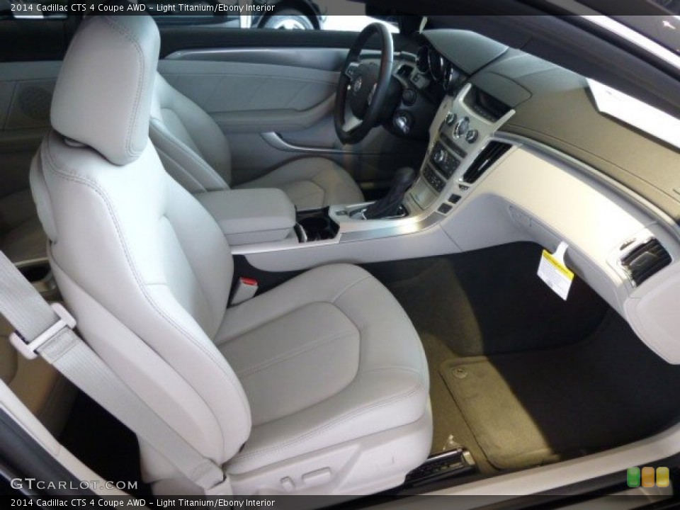 Light Titanium/Ebony Interior Front Seat for the 2014 Cadillac CTS 4 Coupe AWD #84466070