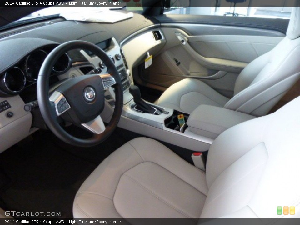 Light Titanium/Ebony Interior Prime Interior for the 2014 Cadillac CTS 4 Coupe AWD #84466171