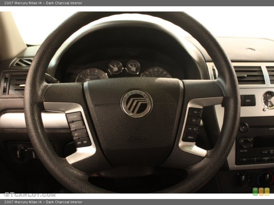 Dark Charcoal Interior Steering Wheel for the 2007 Mercury Milan I4 #84468638