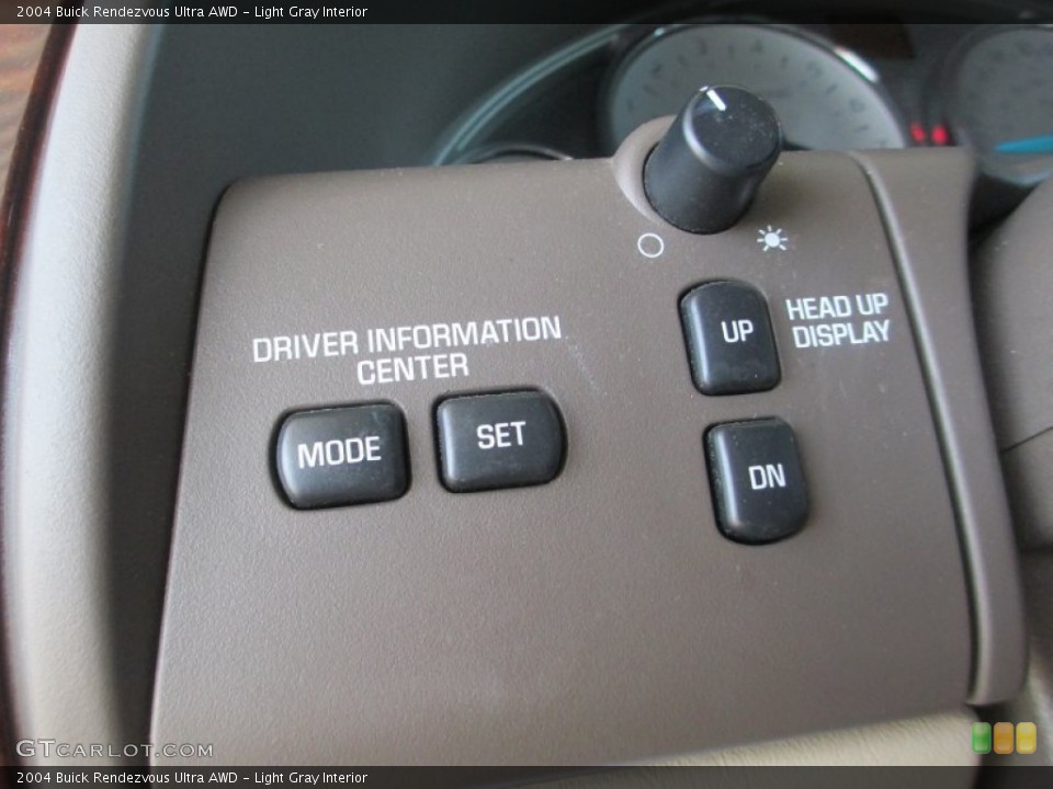 Light Gray Interior Controls for the 2004 Buick Rendezvous Ultra AWD #84468803